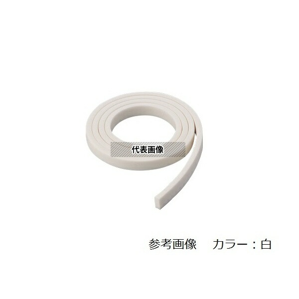 アズワン シリコンスポンジ 白 10mm×20mm 長さ2m