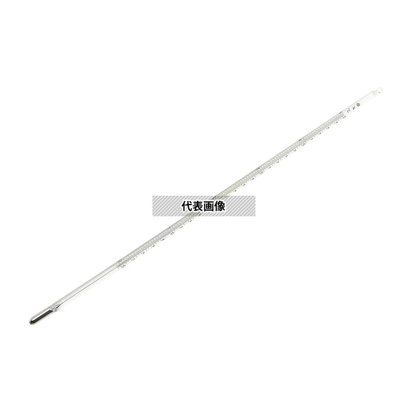 アズワン(AS ONE) 精密棒状水銀温度計(最小目盛：0.1℃) 0～50℃ 300mm JC-2035 1本｜ファーストFACTORY
