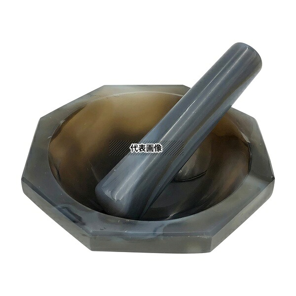 アズワン メノー乳鉢(深型) φ100×φ120×40mm 乳棒付き