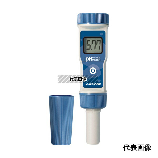 アズワン APH-6011A 防水pH計 0.00～14.00pH 校正証明書付