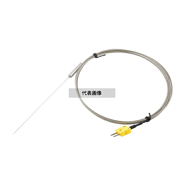 アズワン DS-1200-N 150 極細K熱電対(シース型・コネクター付) リード線有り 中国語版校正証明書付