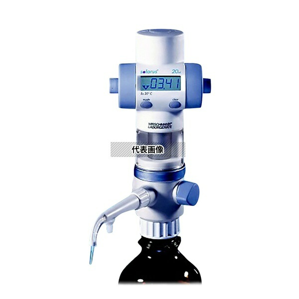 アズワン 9392020 EMソーラーデジタルビュレットsolarus？？？？ 20mL JCSS校正証明書付