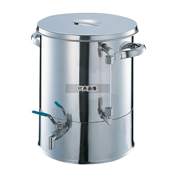アズワン OM48-20 ボールバルブ付タンク(液面計付き) 25L｜ファーストFACTORY