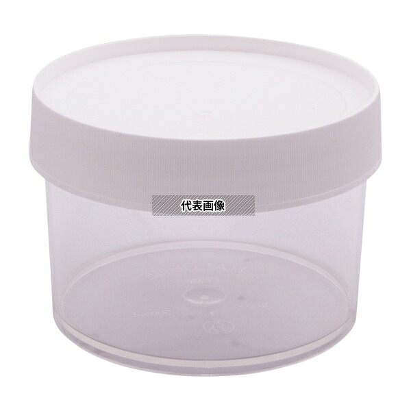 Nalge Nunc (サーモフィッシャーサイエンティフィック) 2117-0500 広口円筒容器 500mL 4個入り|ファーストFACTORY
