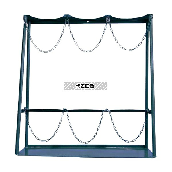アズワン ボンベスタンド 7000L用×3本 KS-7-3 [法人限定]