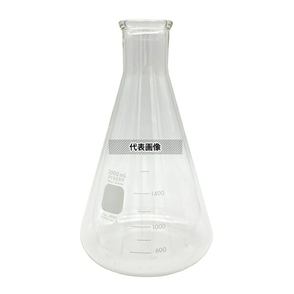 コーニング・PYREX 4980-2L 三角フラスコ 2000mL