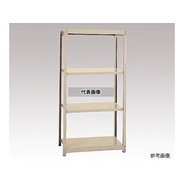 アズワン(asone) 軽中量ボルトレスラック 4段 1802×609×1807mm(耐荷重：200kg/段) MS6660-4K 1台[法人限定]