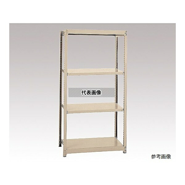 アズワン(asone) 軽中量ボルトレスラック 4段 1202×609×2107mm(耐荷重：200kg/段) MS7460-4K 1台[法人限定]