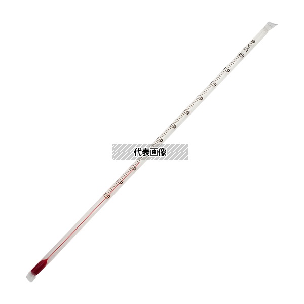 日本計量器工業 JC-2216C フッ素樹脂被膜温度計 0～100 アルコール(検査成績書付)｜ファーストFACTORY