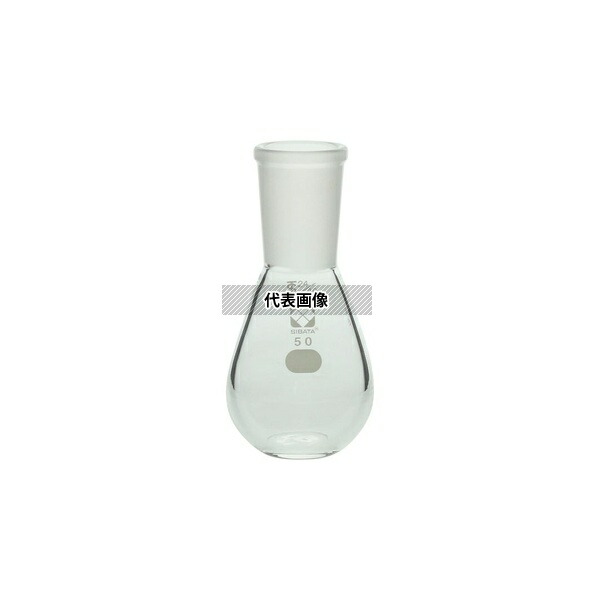 柴田科学 005400-2450 共通平底なす形フラスコ 24/40 50mL