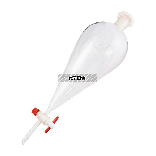 アズワン 分液ロート 樹脂栓付き 1000mL