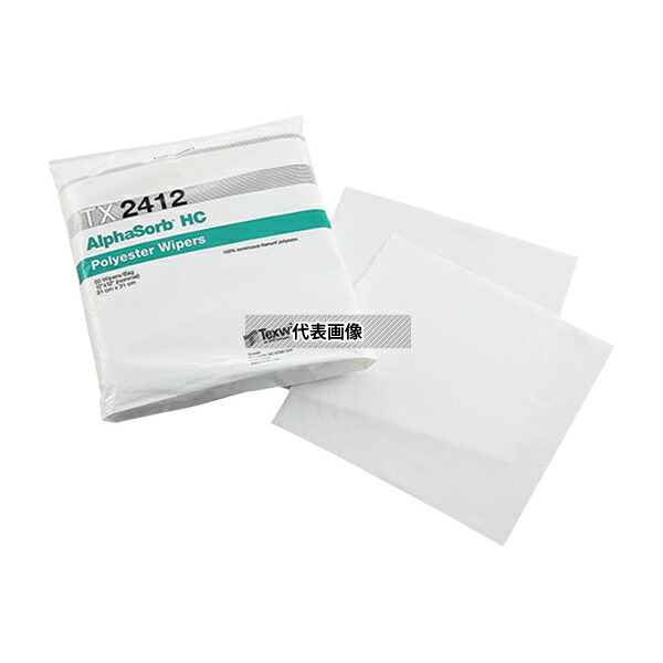 テックスワイプ(Texwipe) TX2412 アルファソーブワイパー AlphaSorb(R) 310×310mm 1袋(50枚×2袋入)