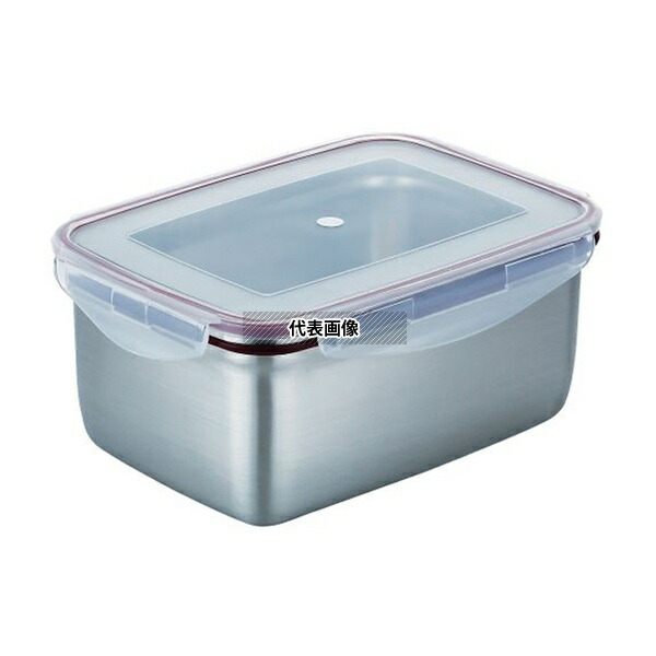 アズワン No.9 ステンレス角型容器(ロックタイプ) 3400mL 4,772円
