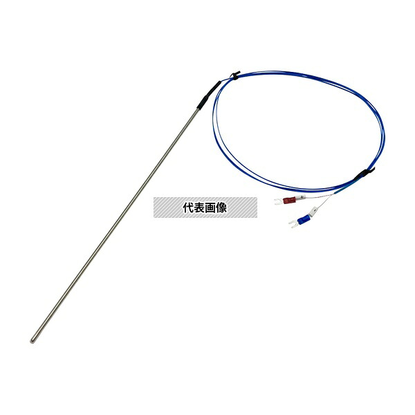 アズワン DS-2010M3 300 K熱電対(シース型・テフロン(R)被覆) M3Y端子タイプ 300mm