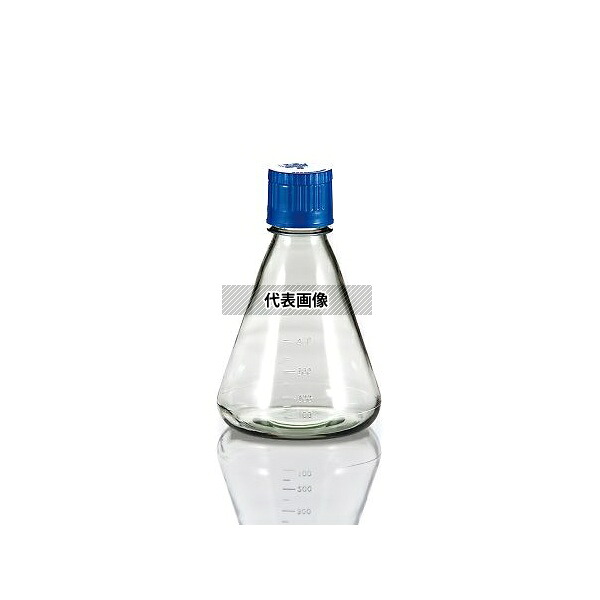 TriForest FPC0500S PC滅菌三角フラスコ(オートクレーブ対応) 平底タイプ 500mL 12本入