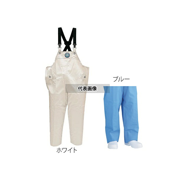 アズワン(AS ONE) サロペット(フィッシャーマンジャケット) ブルー S RA-97 1着