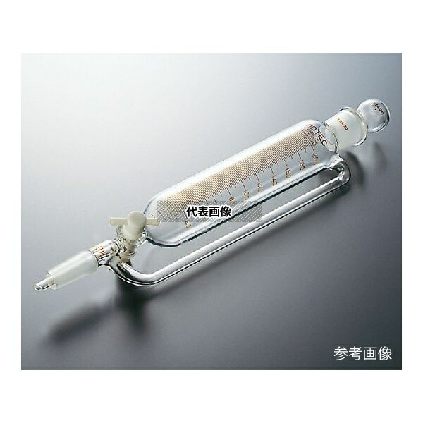 コスモスビード（VIDTEC） 平衡形分液ロート（テフロン（R）コック・目盛付）　300mL　普通摺合 2158-04-1 1個