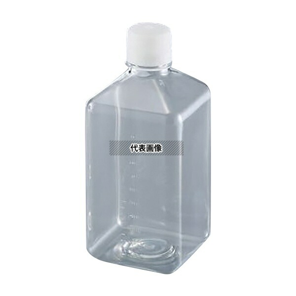 アズワン GPE1000 角型培地瓶 1000mL 12本入