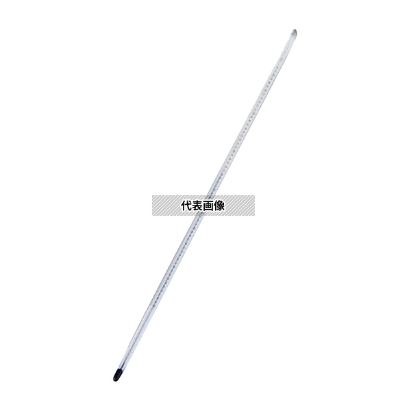 アズワン(AS ONE) 水銀ゼロ棒状標準温度計 -50～0℃ 検査成績書付 1-NM-S00-VC 1本