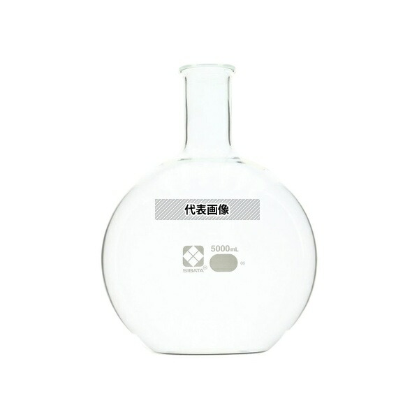 柴田科学 010510-5000 平底フラスコ 5000mL