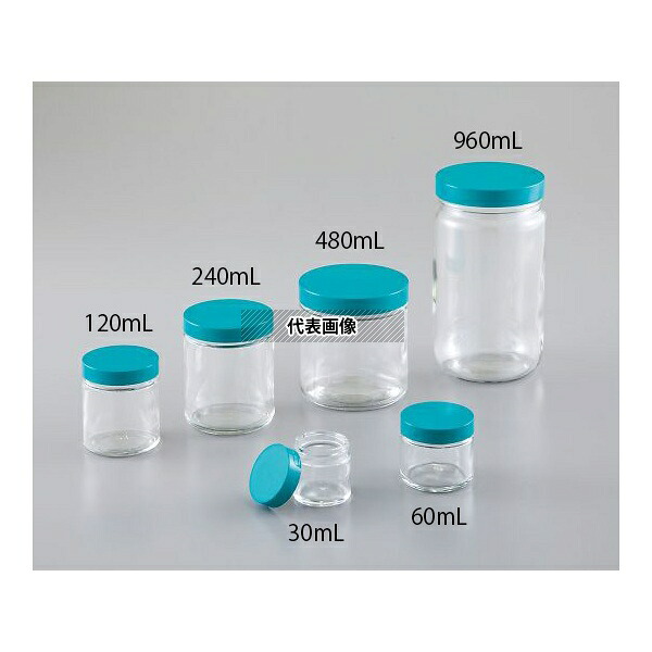 Qorpak 広口ガラス瓶(バキューム処理済) 120mL 24本入