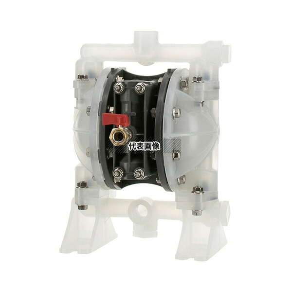 アズワン G15PT00 ダイヤフラムポンプ(エア駆動式)PP/PTFE 約62L/min