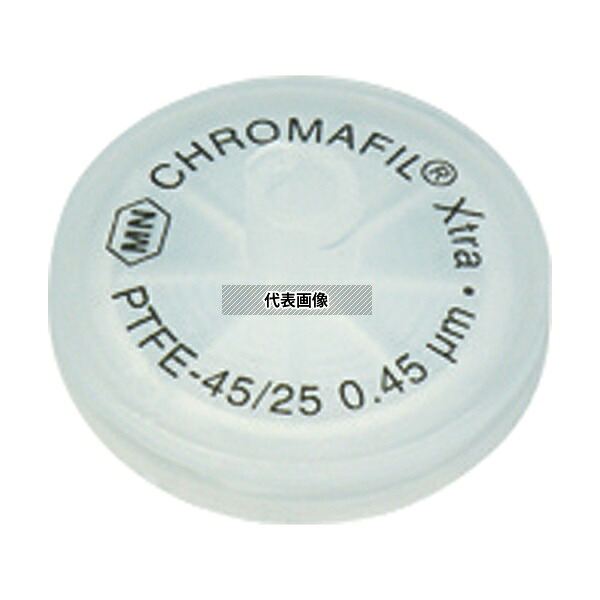 MACHEREY-NAGEL 729205 シリンジフィルター(疎水性PTFE・CHROMAFIL)0.45um φ25mm ナチュラル 100個入