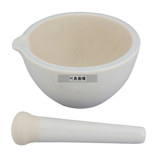 アズワン P-444 磁製乳鉢(乳棒付き)900mL