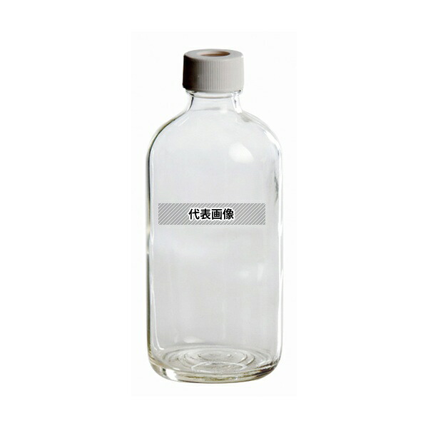 Quality Environmental Containers 1111-S008 セプタム付きボトル・細口 250mL 未洗浄 透明 24本入｜ファーストFACTORY