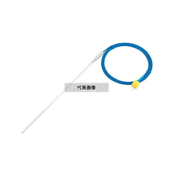 アズワン KTO-10100C-TF K熱電対 オメガコネクタタイプ φ1.0mm 100mm