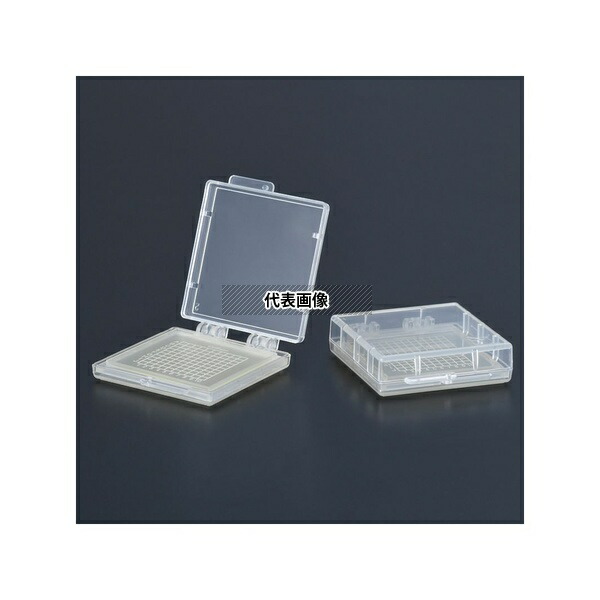 エクシール GC00-16035 精密部品搬送ケース ゲルベース(R) 2インチ 透明 メッシュE7 Hタイプ 10個入