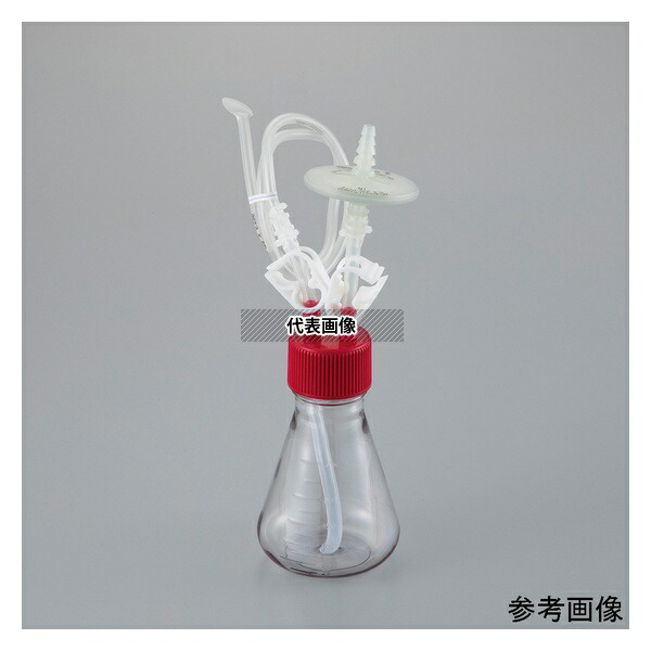 アズワン CC036500-A2 培養三角フラスコクローズドシステム 500mL 滅菌済 1箱(6個入)