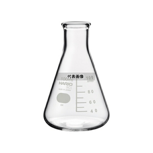 HARIO SF-100 SCI 三角フラスコ 100mL 48個入｜ファーストFACTORY