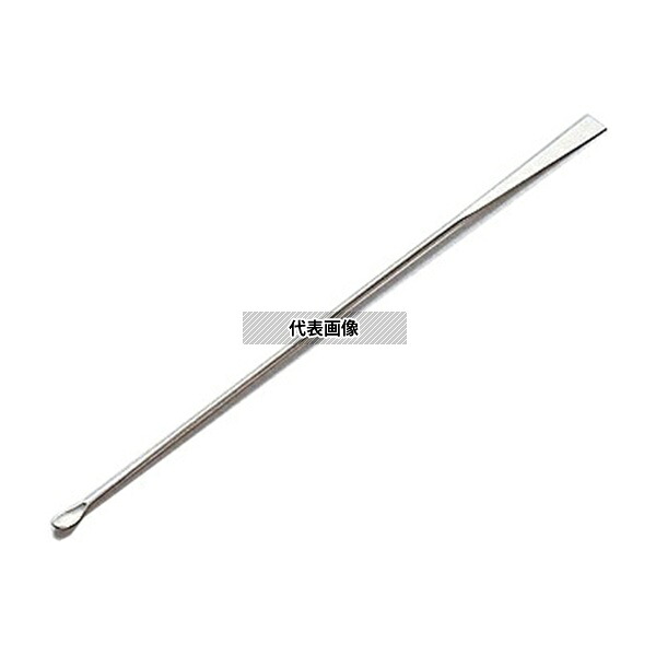 アズワン ミクロスパーテル 滅菌済 丸細 240mm 1袋(5本入)