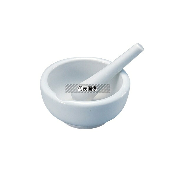 アズワン 磁製乳鉢 φ300mm 乳棒付き 6-549-08|ファーストFACTORY
