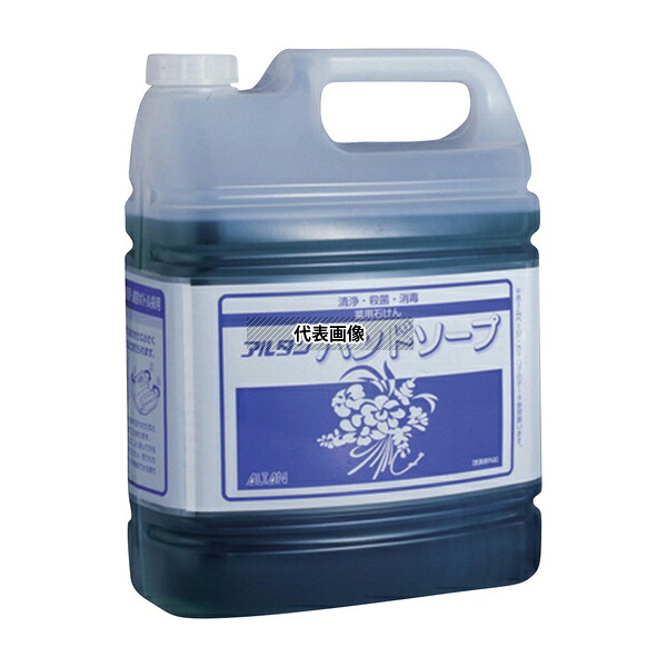 アズワン(AS ONE) ハンドソープ白磁風化粧ボトル 詰替用 4.8kg 1個