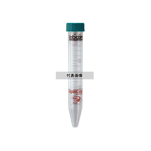 ラブコン 3141-335 遠沈管 スーパーシールキャップ 15mL 1ケース(2ラック(25本/ラック)/箱×10箱入)
