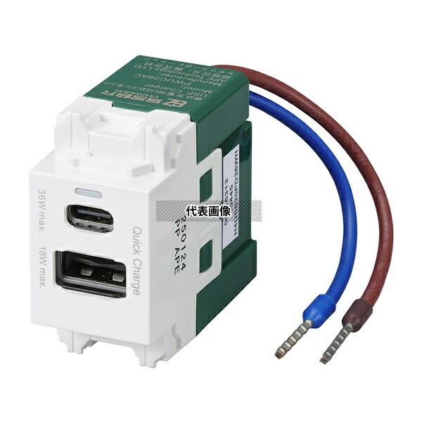 ヤザワコーポレーション H4USB20PD36WH 埋込USBコンセントPD36W ホワイト 5,063円