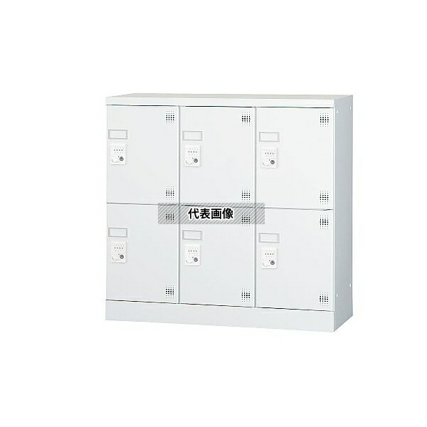 アズワン(ASONE) GLK-D6S 多目的用ロッカーロータイプ 棚板付き 3列2段 D380 ダイヤル錠 38,467円