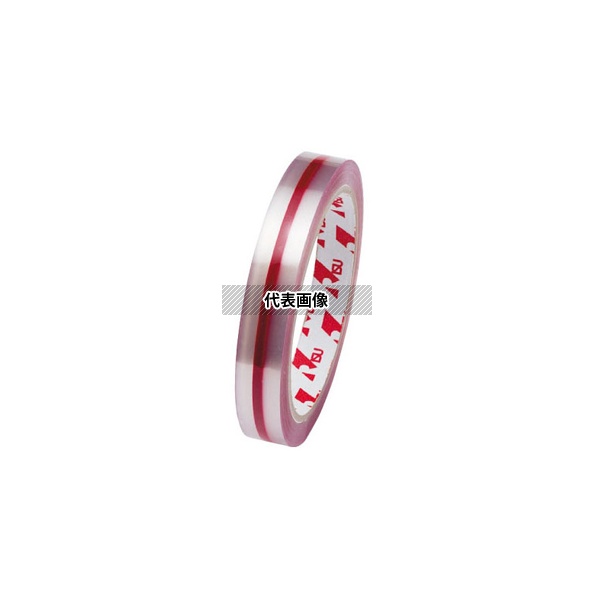 リスパック V5AZ023 PET HCテープ レッド 15×50パック 1ケース(10個×12セット入)
