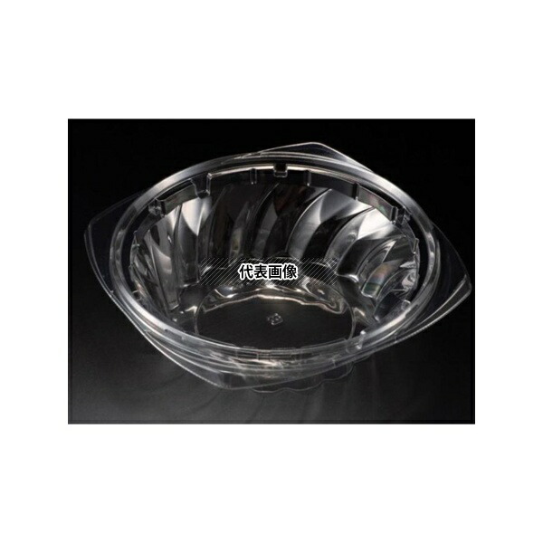 リスパック PABS041 冷麺容器 バイオボール ジャスト 4K 194-58B 1ケース(50個×12セット入)