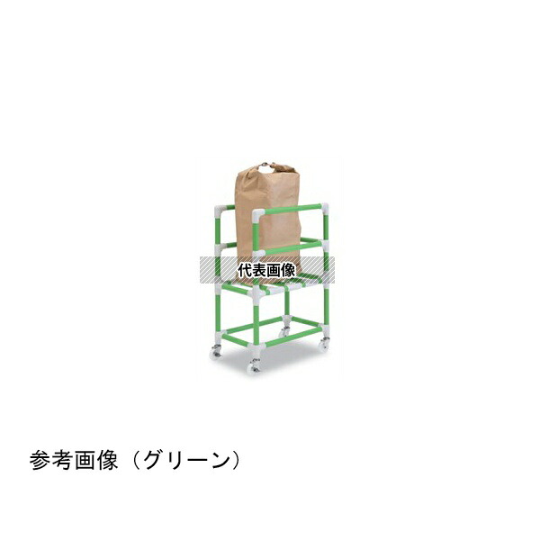 矢崎化工 GBCB-01 G1 原料袋カート シングル大 グリーン