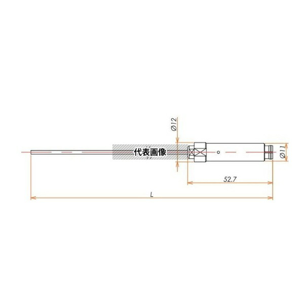 コスモ・テック(真空) VCK2500X/BJ 接続部品 真空側 片側コネクタ付きケーブル BNC-R/BNC-R-F用 L\u003d2500