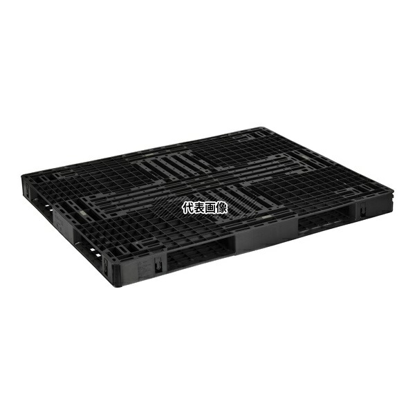 日本プラパレット EXM-1411 フ゛ラツク パレット フック付(8箇所) 両面四方