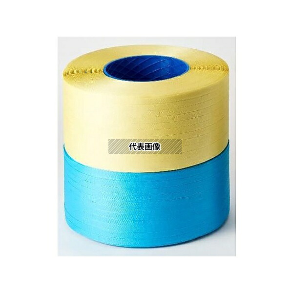 大日製缶 EF15 再生原料100% PPバンド 青 1箱(2巻入)