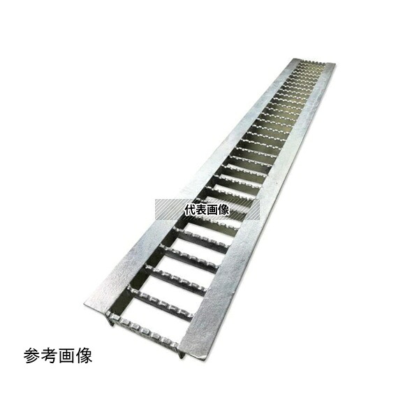 法山本店 HGUX-90-19 ノンスリップ型U字溝用グレーチング(適用溝幅90mm)適用荷重:乗用車 1セット(3枚入)