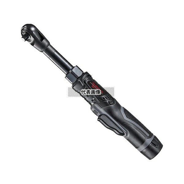 信濃機販 SI-132R 10.8V 9.5sq コードレスロングラチェットレンチ(バッテリー2個付) 1セット(5点入)