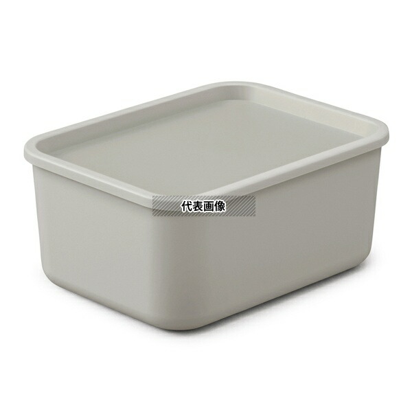 アイリスオーヤマ FTB-29 フタ付き積み重ねBOX ダークグレー 1セット(6個入)