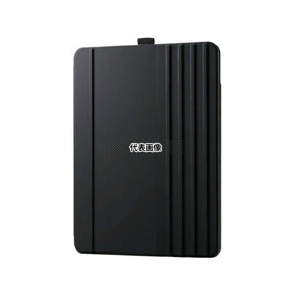 エレコム TB-A25XWVDBK 13インチiPadAir(M2)用フラップケース ソフトレザー ドローイング アングル7段階 スリープ対応 ブラック