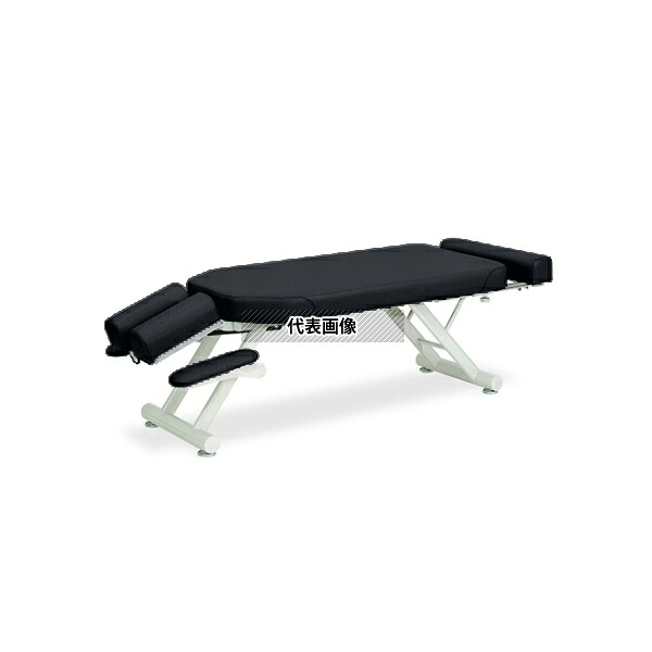 アズワン(AS ONE) GSスリムベッド 幅60×長さ160～190×高さ50cm 黒 TB-559 入数：1個 [法人限定]